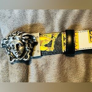 Versace reversible La Medusa Baroque Leather Belt